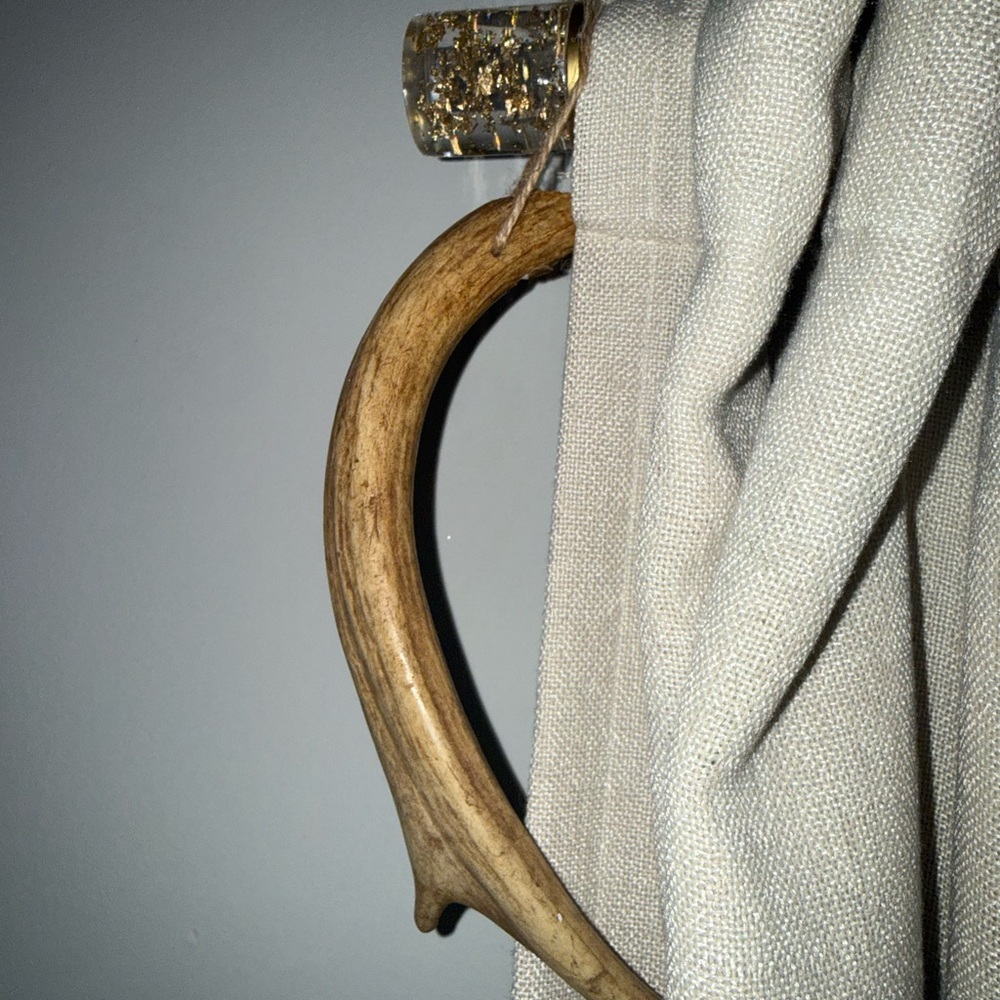 Antler Hook Wall Accent in Natural Brown